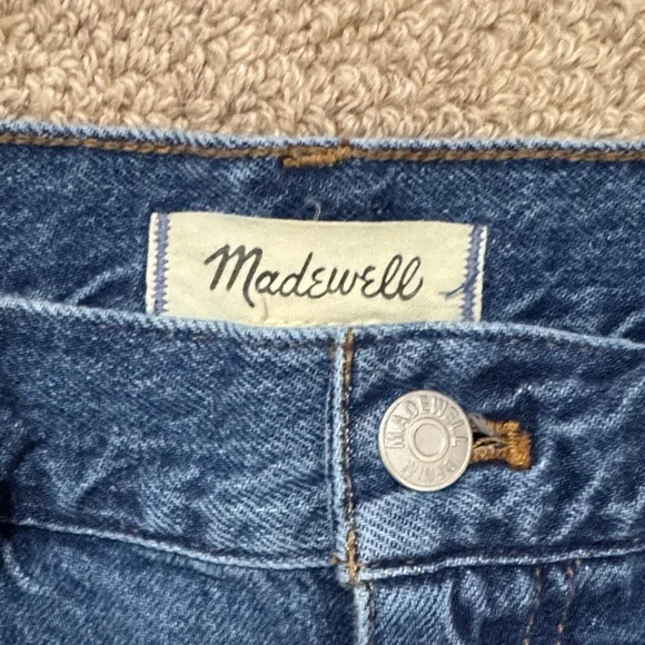 Madewell Super Wide Leg Jeans with Cuff Size 30 - Picture 4 of 9